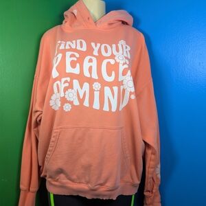 American Eagle Outfitters Peach Hoodie